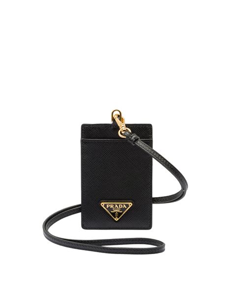 prada id holder|prada wristlet credit card holder.